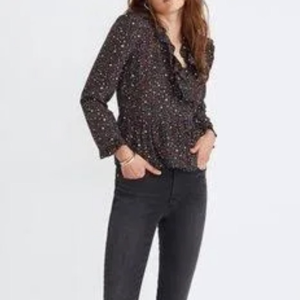 Starry Patterned Blouse